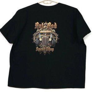 Rat Rod Speed Shop In Rust We Trust T-Shirt‎ Shirt Black 4XL